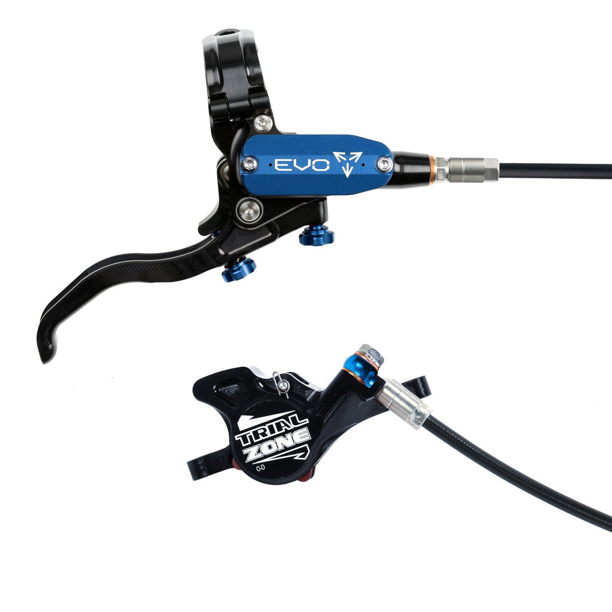 Hope Tech 4 EVO Trial Zone Disc Brake Blue Right Hand