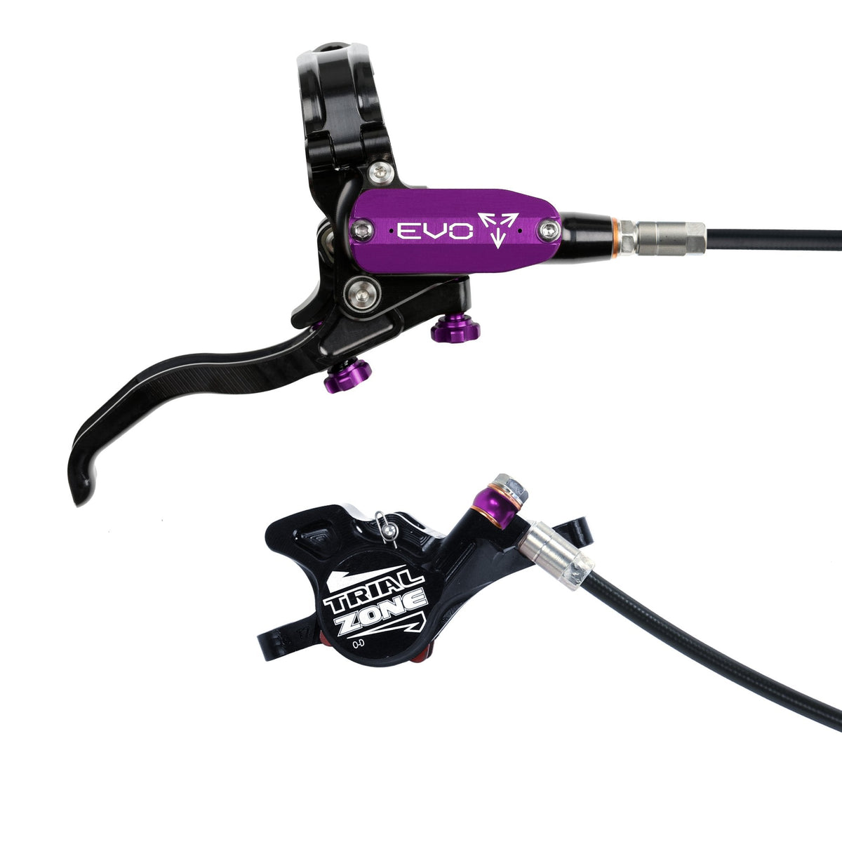 Hope Tech 4 EVO Trial Zone Disc Brake Purple Right Hand