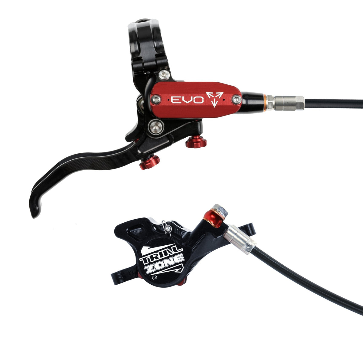 Hope Tech 4 EVO Trial Zone Disc Brake Red Right Hand