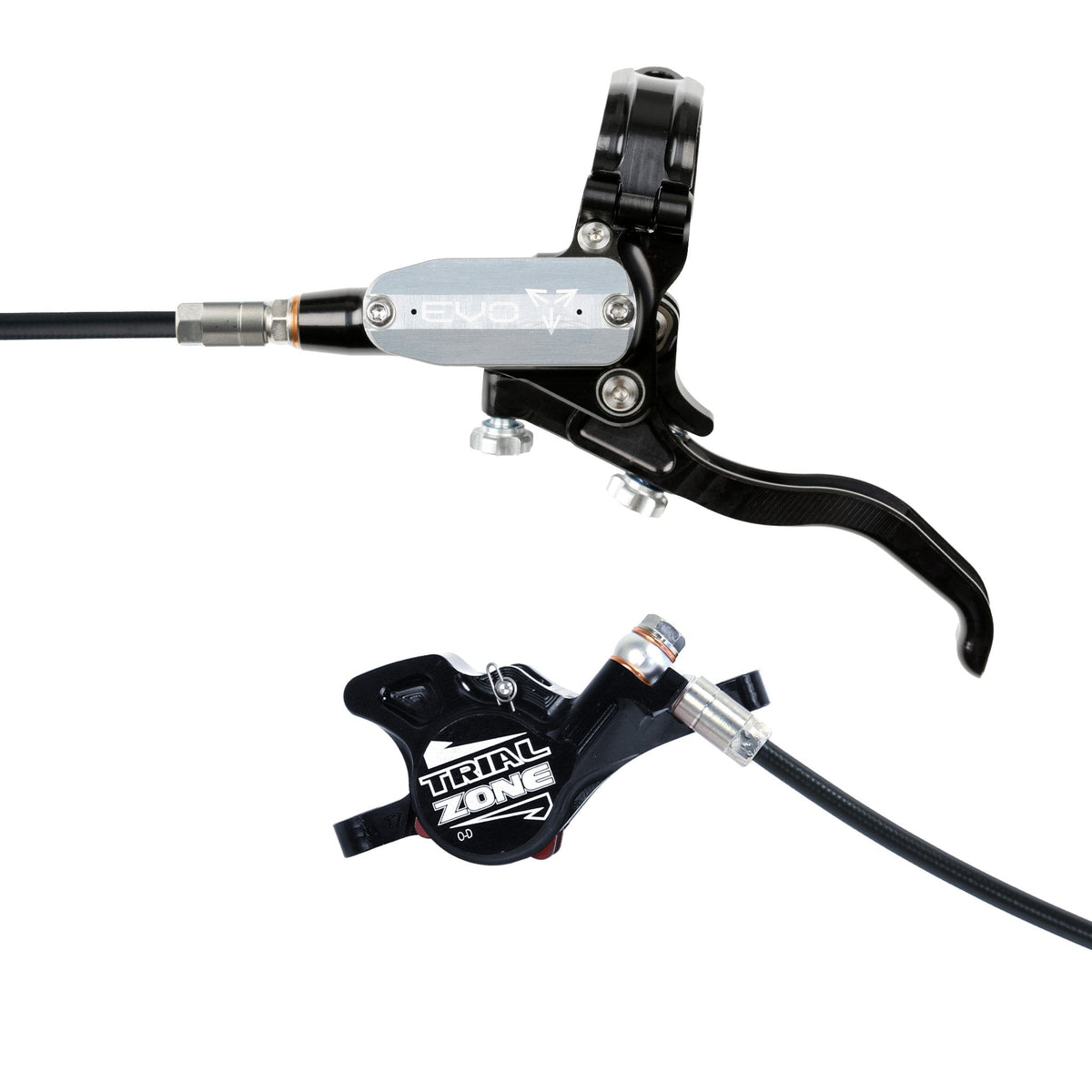 Hope Tech 4 EVO Trial Zone Disc Brake Silver Left Hand