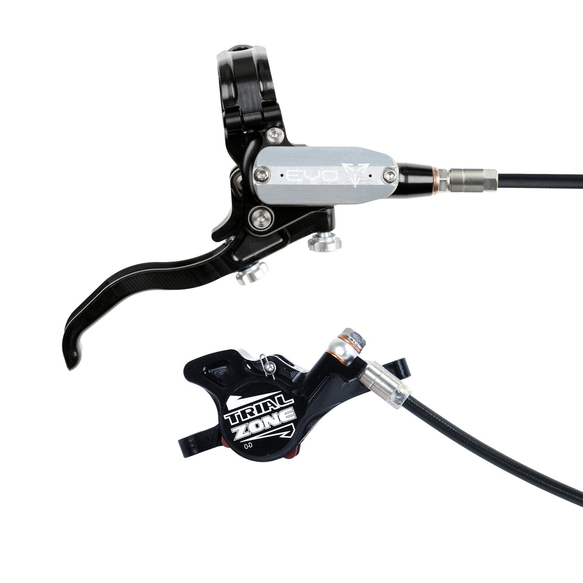 Hope Tech 4 EVO Trial Zone Disc Brake Silver Right Hand