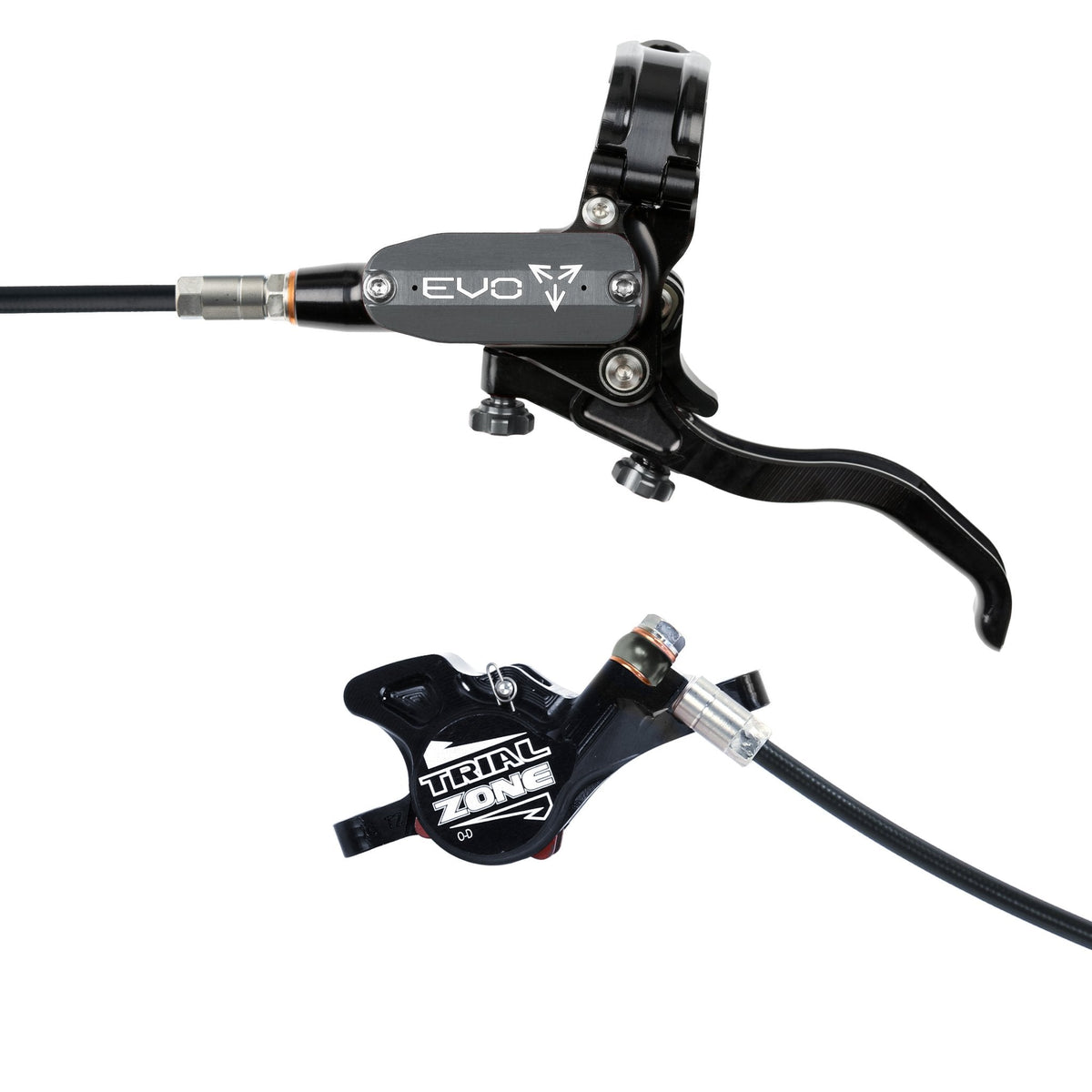 Hope Tech 4 EVO Trial Zone Disc Brake Smoke Left Hand