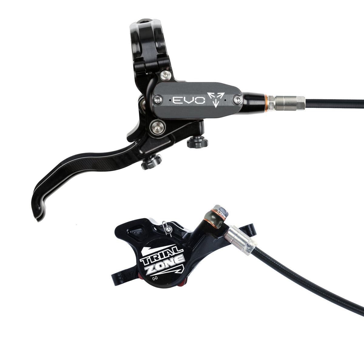Hope Tech 4 EVO Trial Zone Disc Brake Smoke Right Hand
