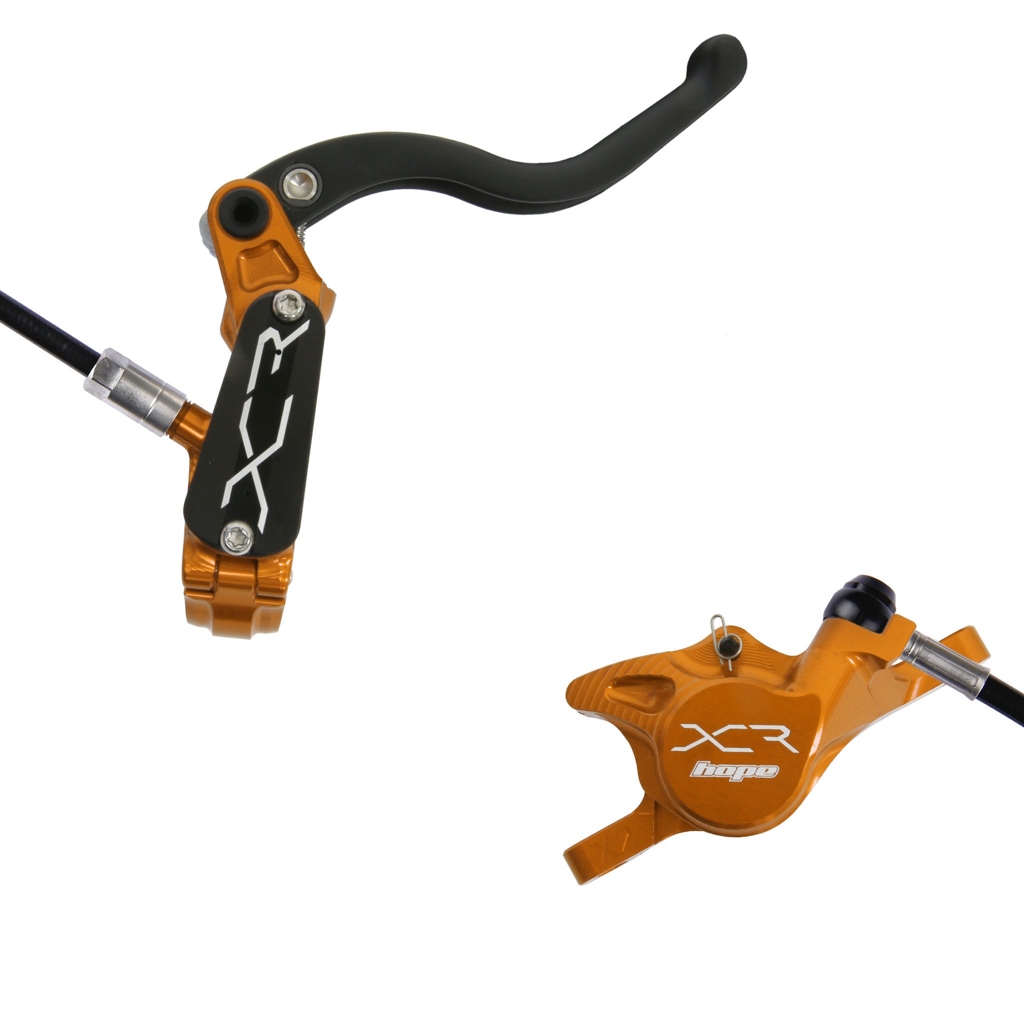 Hope XCR Pro X2 Disc Brake Orange / Front/Left