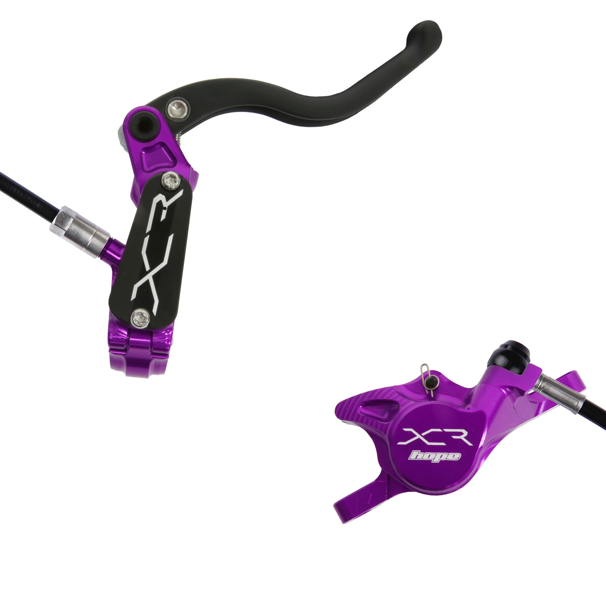 Hope XCR Pro X2 Disc Brake Purple / Front/Left