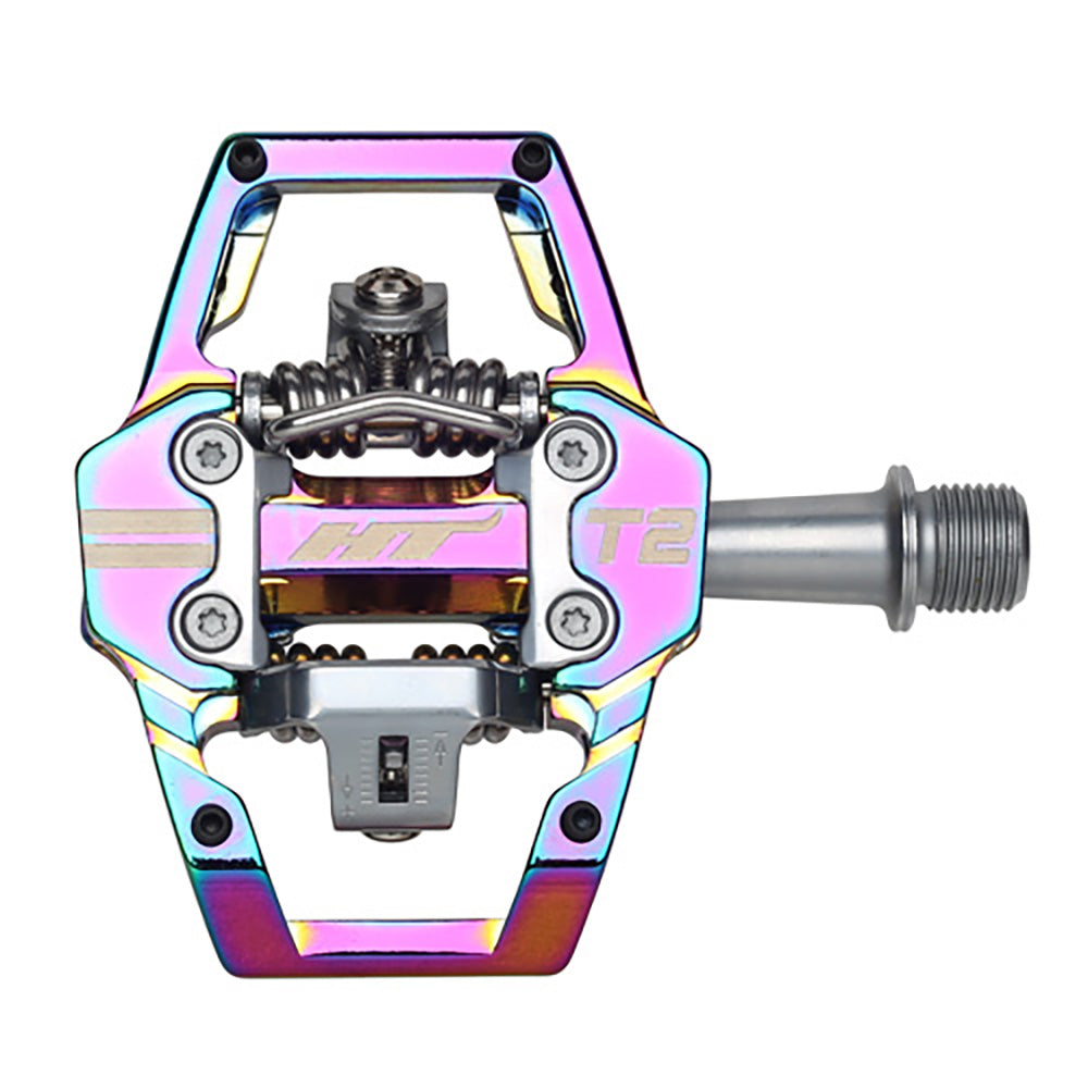 HT T2 Pedals Oil Slick / 9/16"