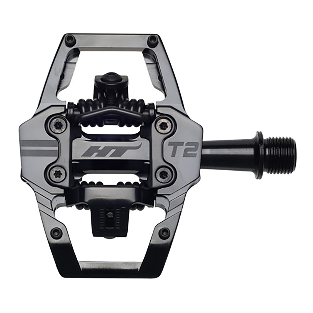 HT T2 Pedals Stealth Black / 9/16"