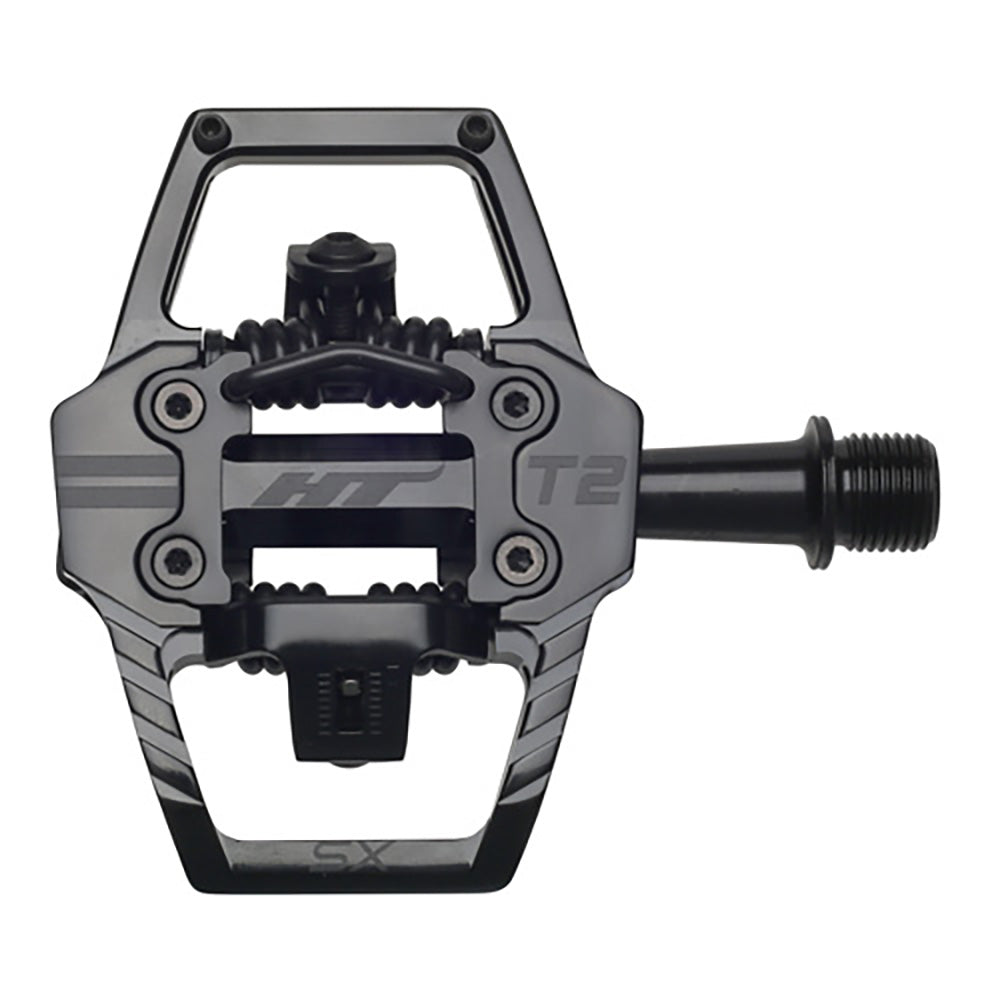 HT T2-SX Pedals Stealth Black