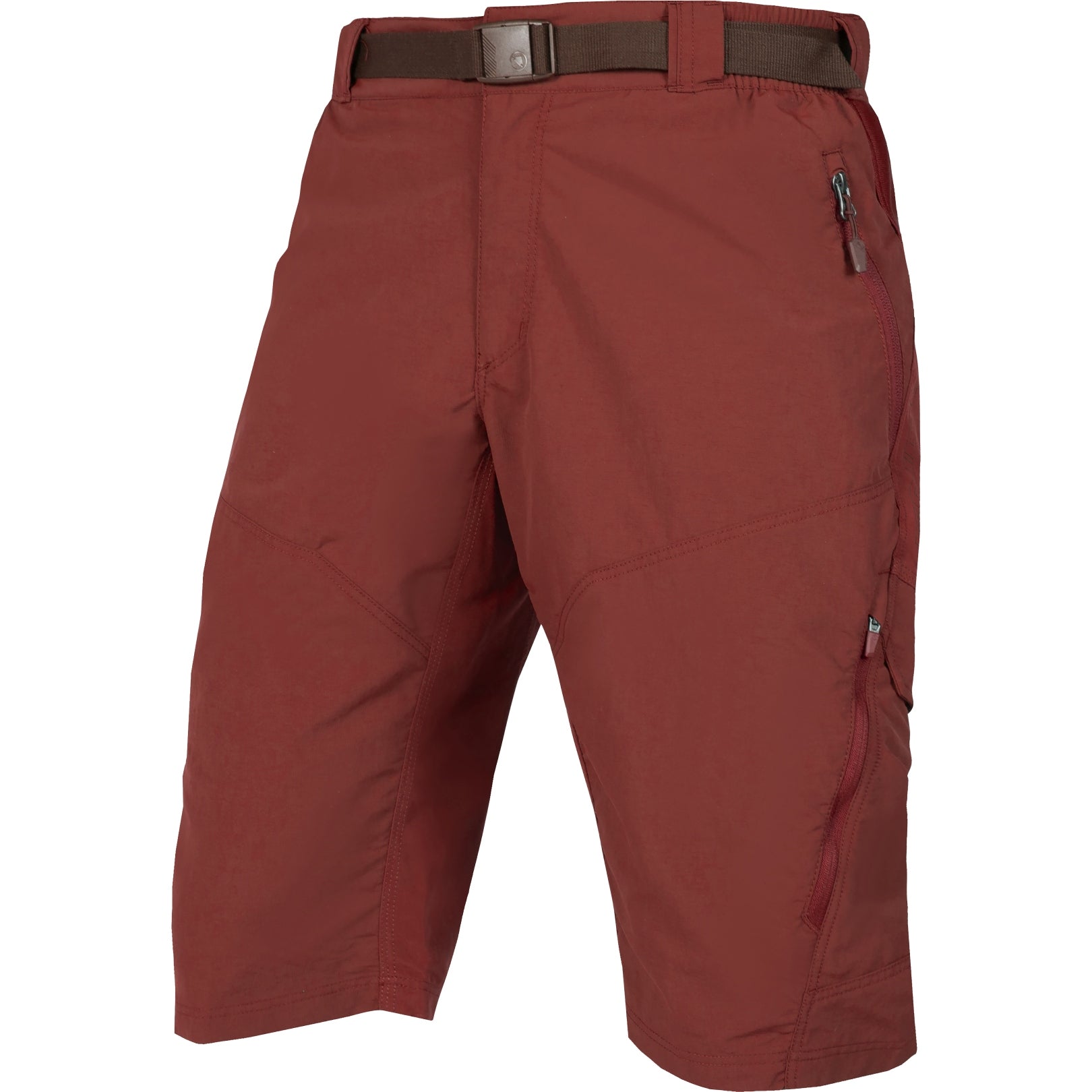 Hummvee Short with Liner Brick Red / S