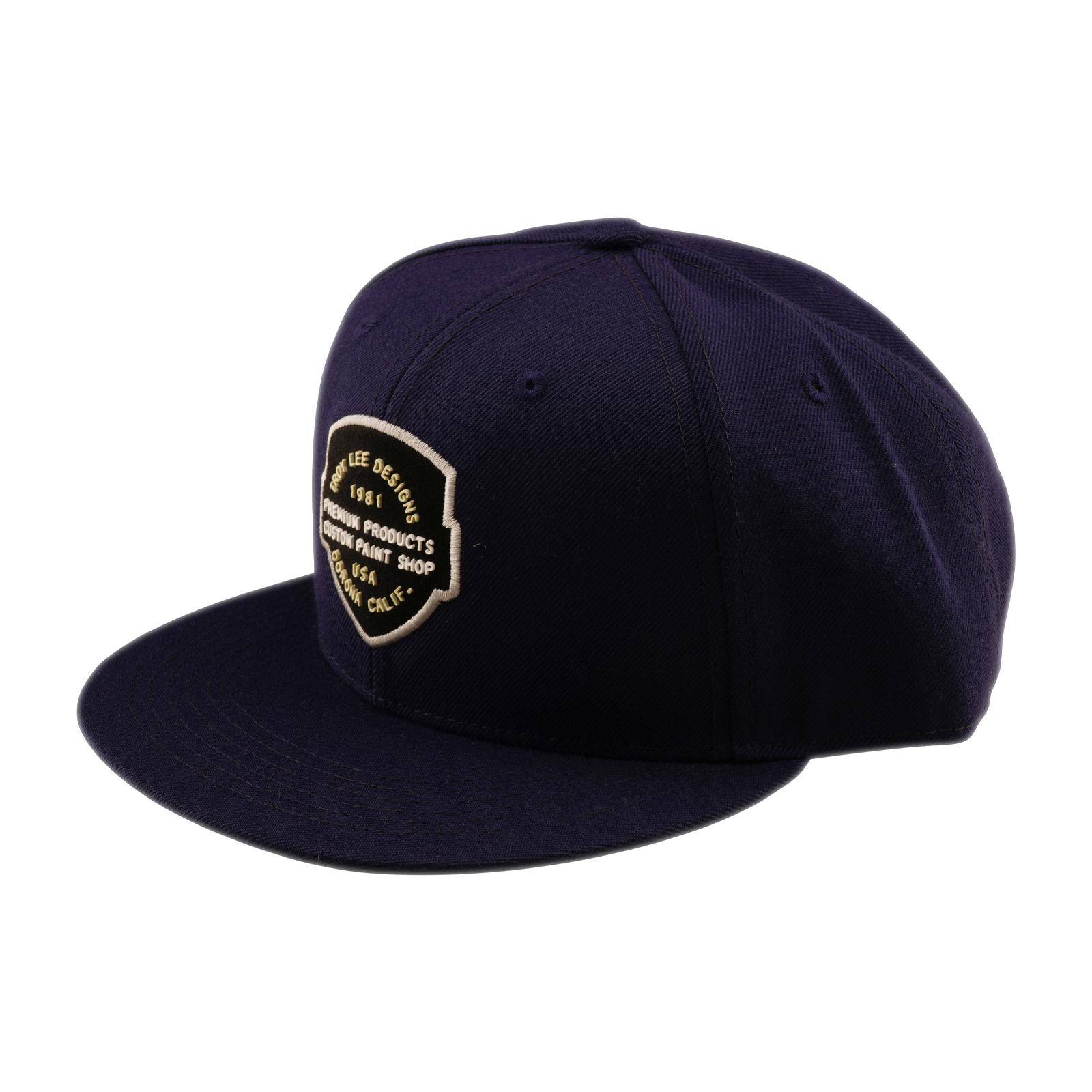 Imprint Flat Bill Snapback Cap Imprint- Indigo / One Size