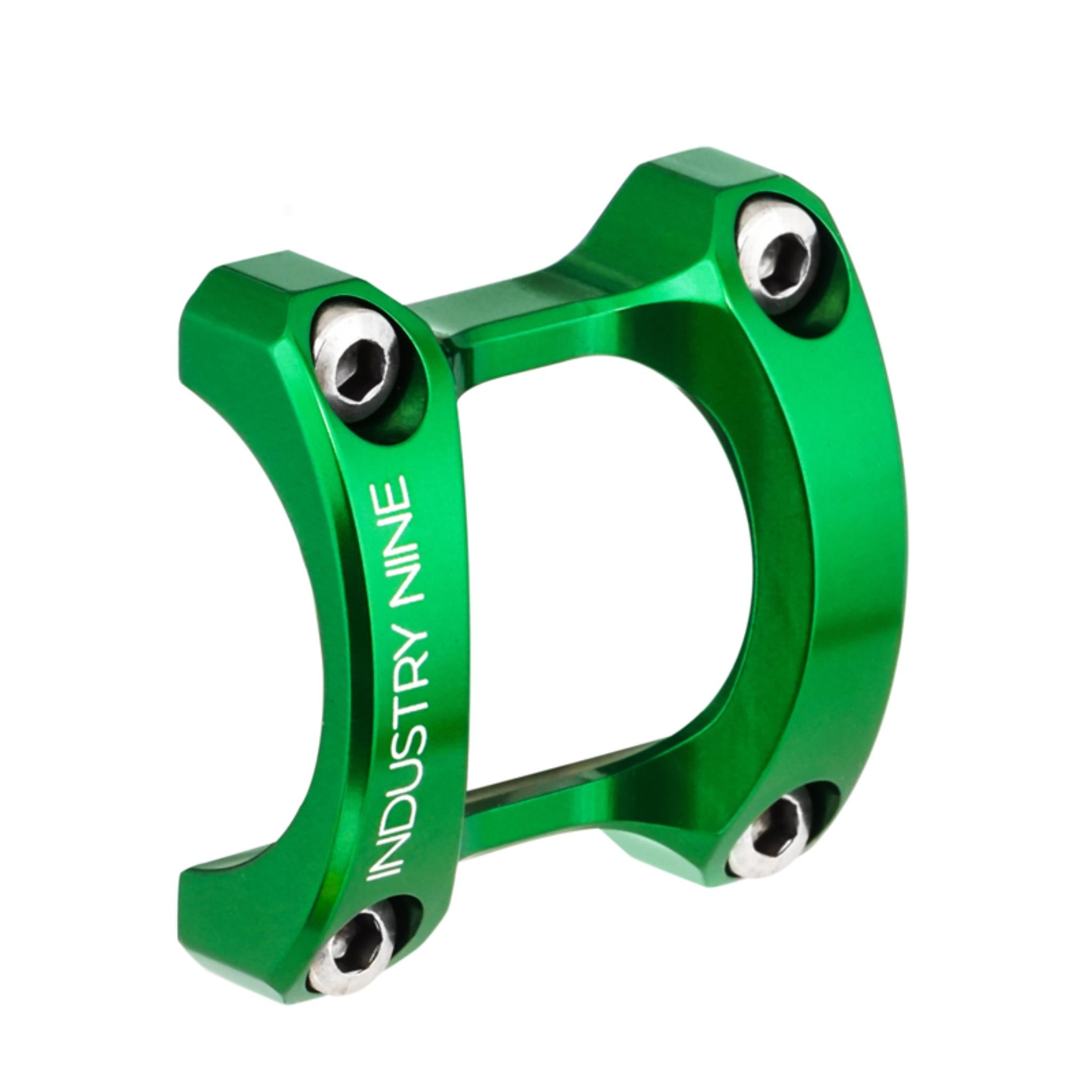 Industry Nine A318 Stem Faceplate Green / 31.8mm