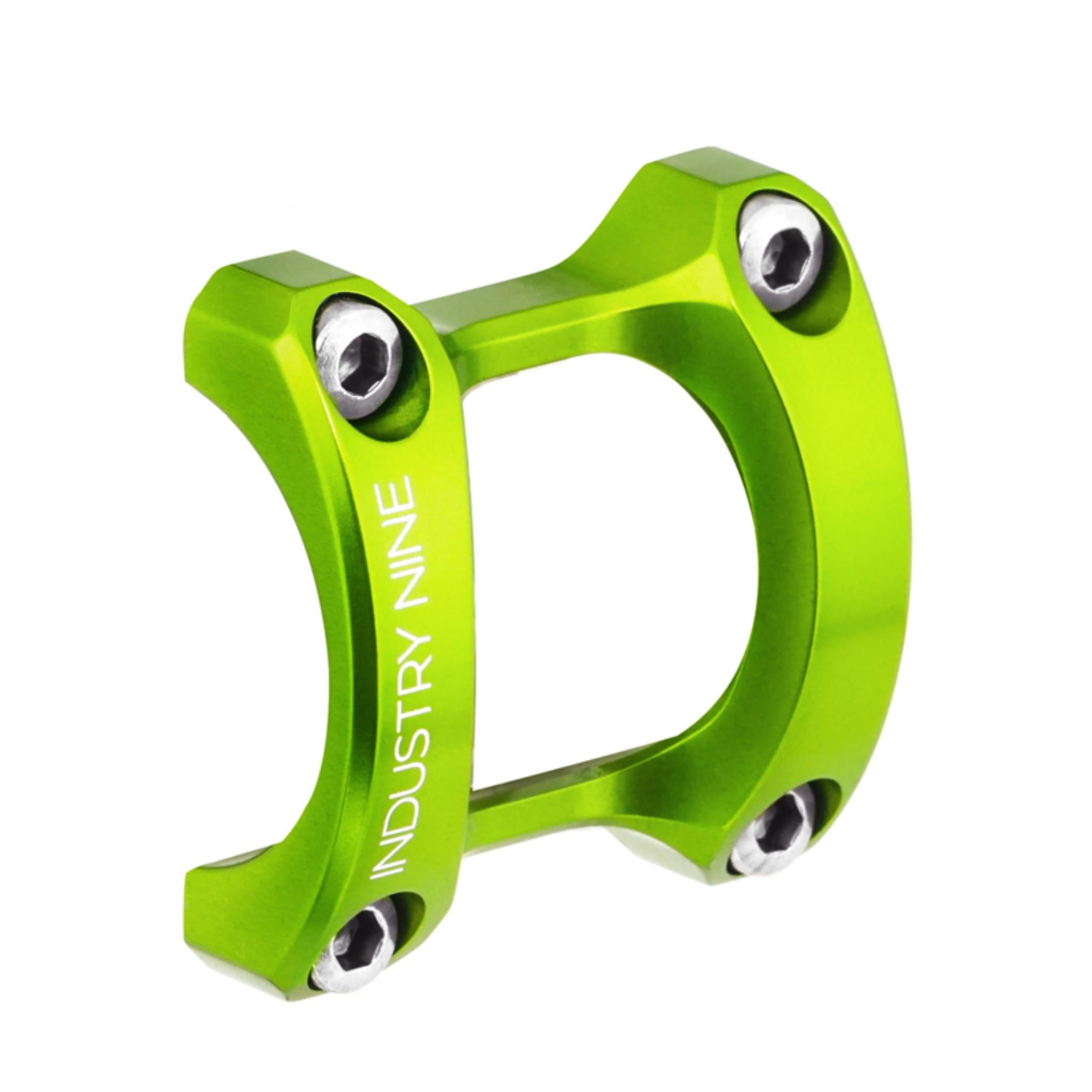 Industry Nine A318 Stem Faceplate Lime / 31.8mm