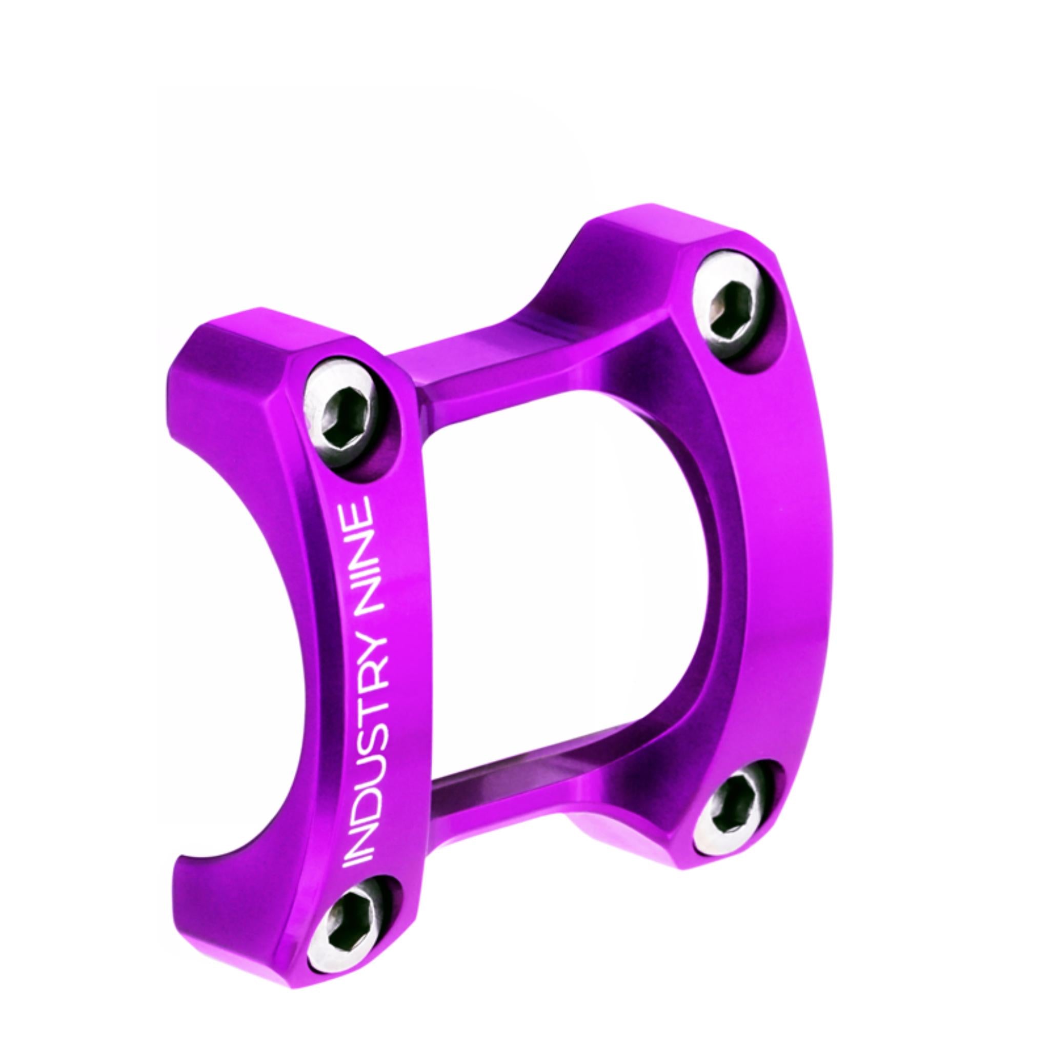 Industry Nine A318 Stem Faceplate Purple / 31.8mm