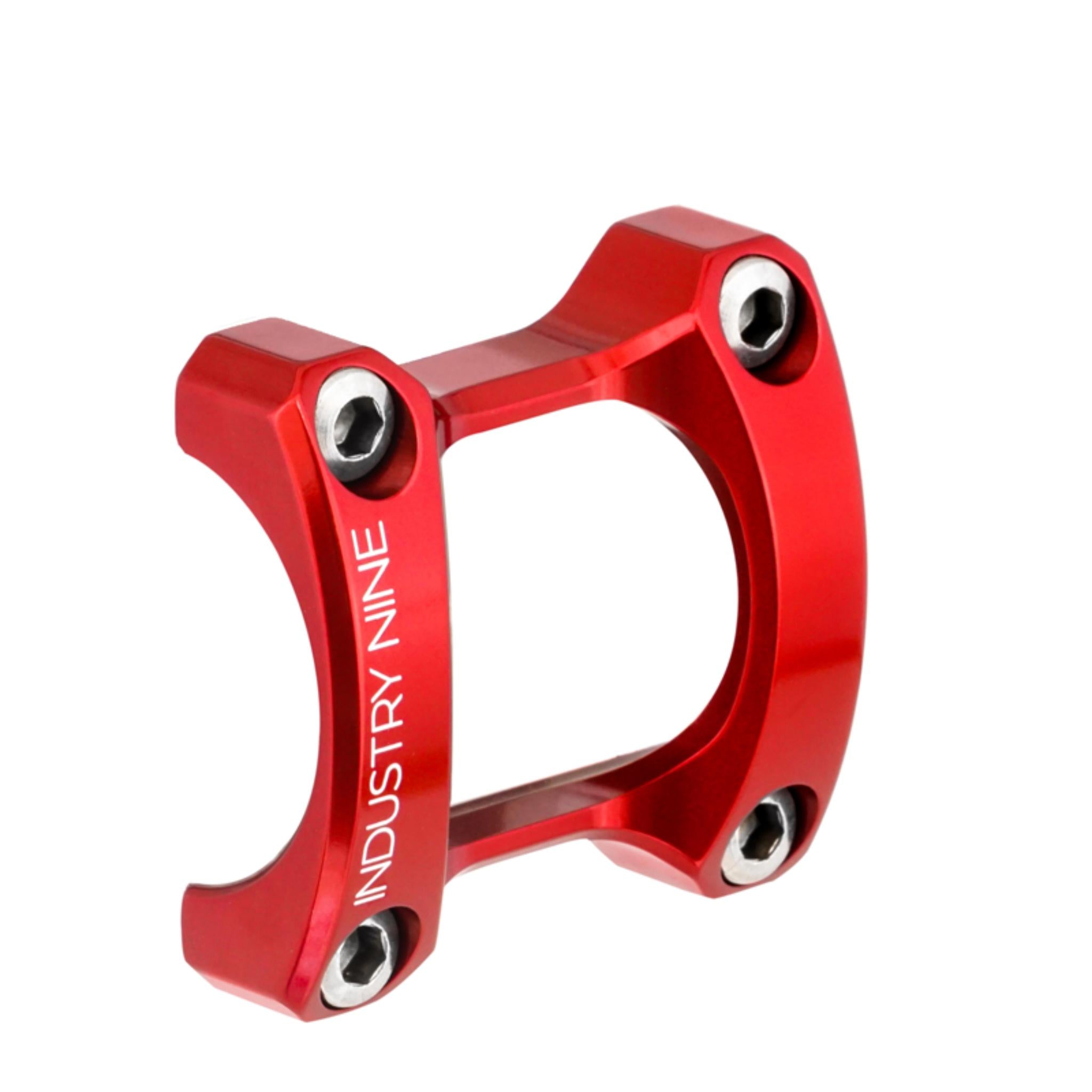 Industry Nine A318 Stem Faceplate Red / 31.8mm
