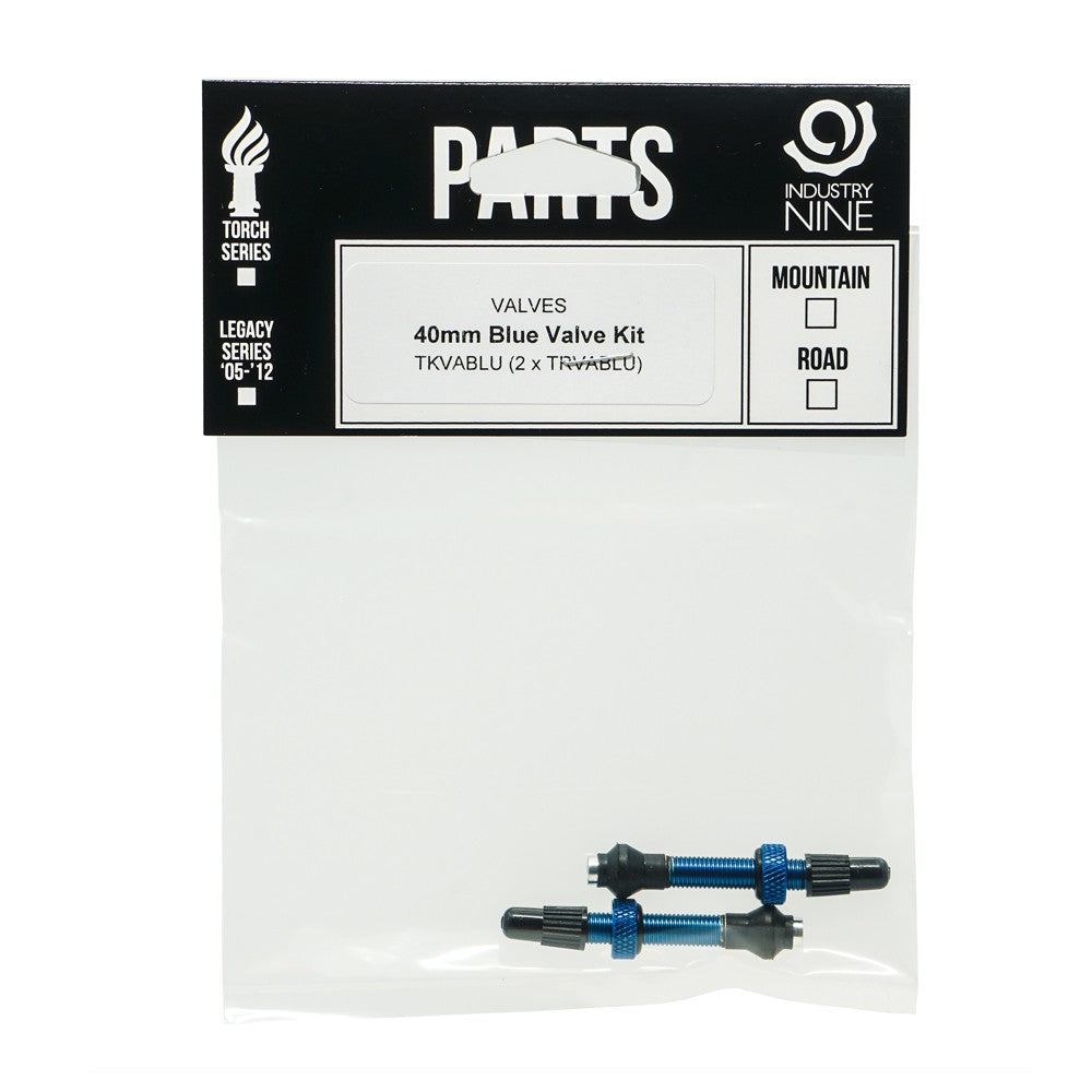 Industry Nine Aluminium Tubeless Valve Kit Blue / 40mm
