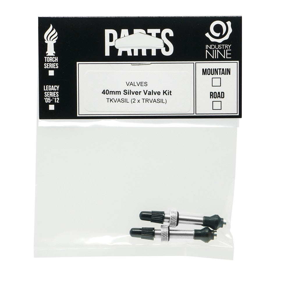 Industry Nine Aluminium Tubeless Valve Kit Silver / 40mm