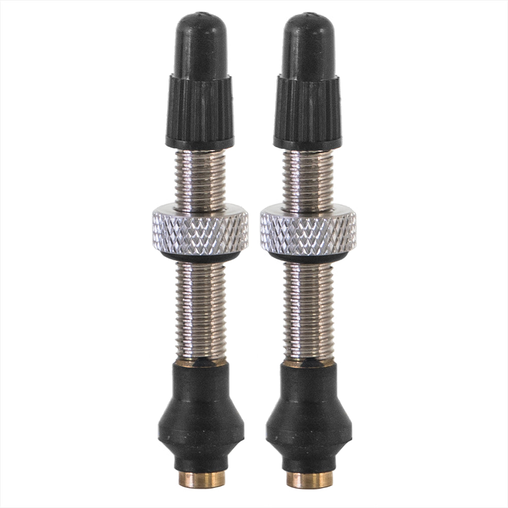 Industry Nine Brass Tubeless Valve Kit Silver / 40mm