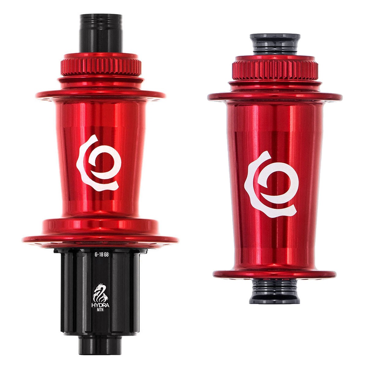 Industry Nine Hydra Classic 28h Center Lock Red Hubset Red / 15x110 & 12x148 - 28H - XD