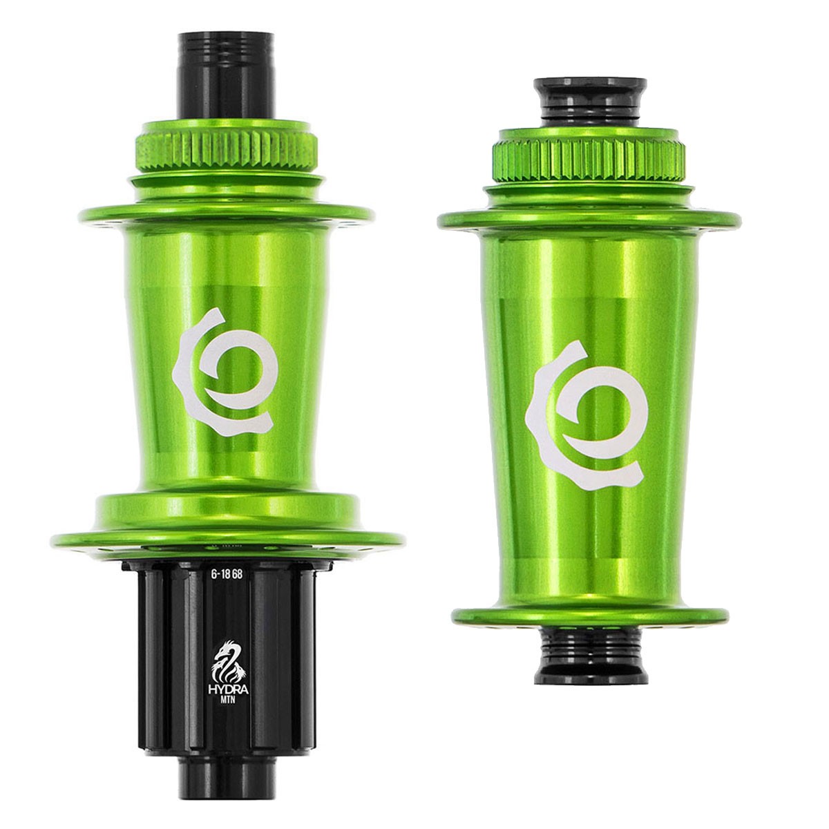 Industry Nine Hydra Classic 32h Center Lock Lime Hubset Lime / 15x110 & 12x148 - 32H - XD