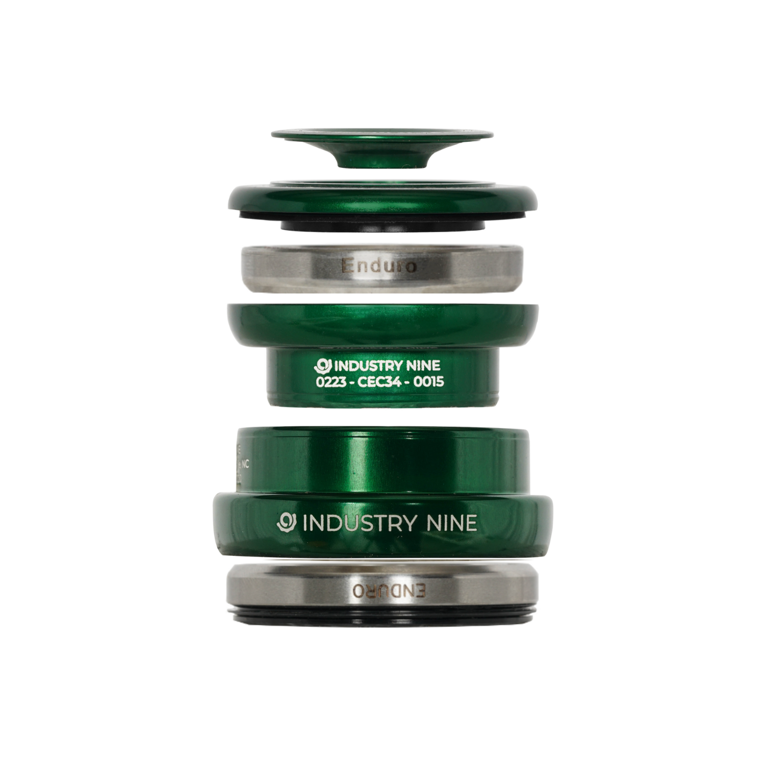 Industry Nine iRiX Headset EC Complete Green / EC Top 41/34/05 - Bottom 52/44