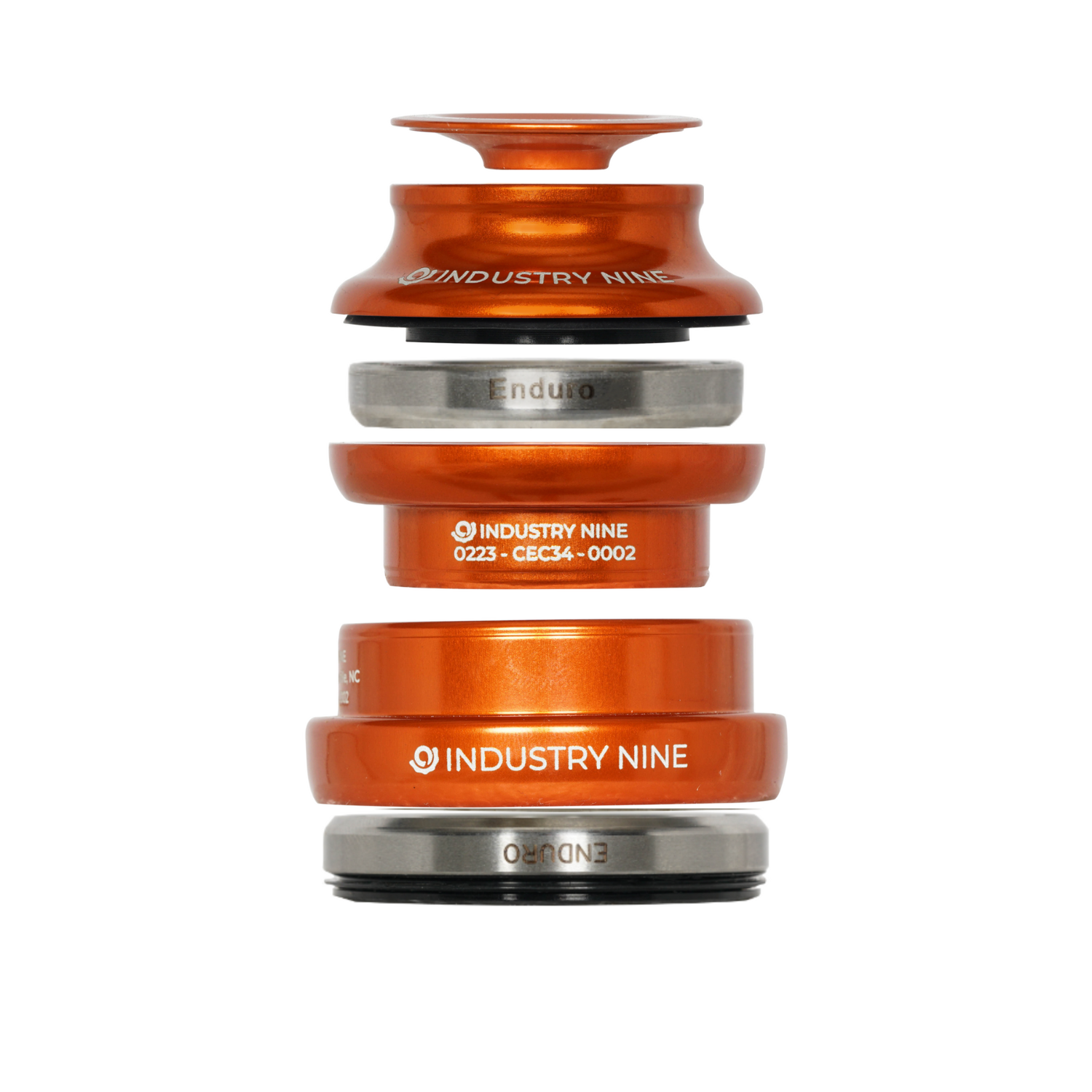 Industry Nine iRiX Headset EC Complete Orange / EC Top 41/34/15 - Bottom 52/44