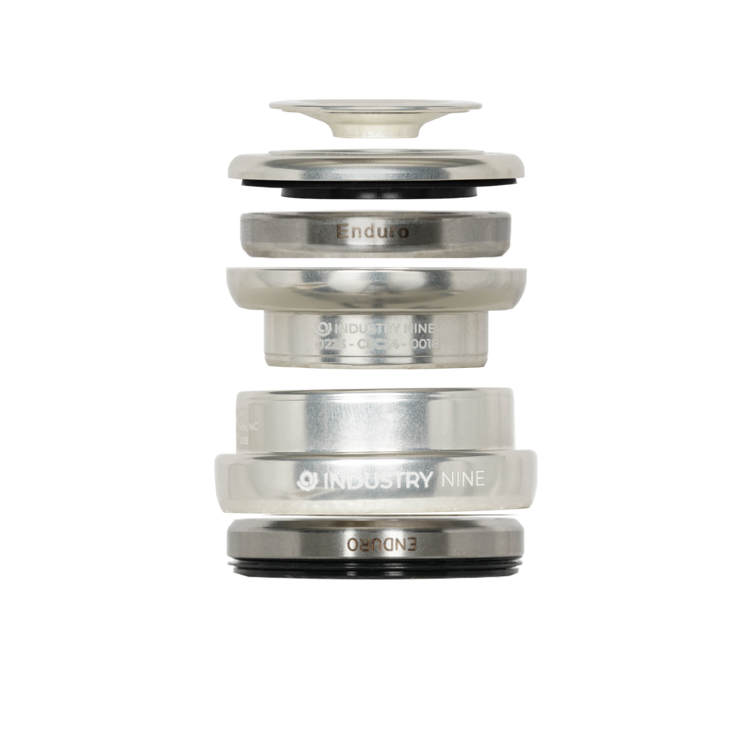 Industry Nine iRiX Headset EC Complete Silver / EC Top 41/34/05 - Bottom 52/44