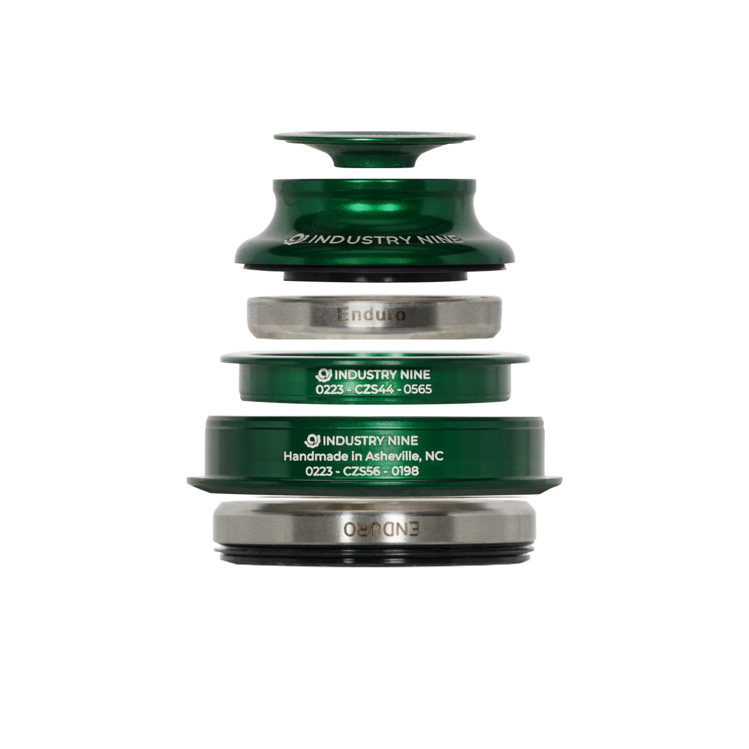 Industry Nine iRiX Headset ZS Complete Green / Top 41/44/15 - Bottom 52/56