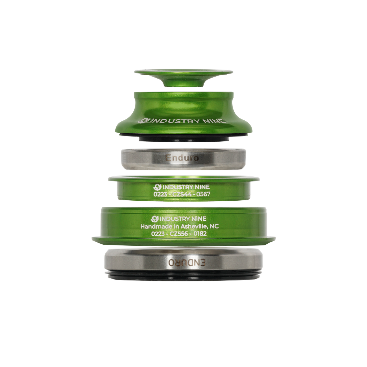 Industry Nine iRiX Headset ZS Complete Lime / Top 41/44/05 - Bottom 52/56