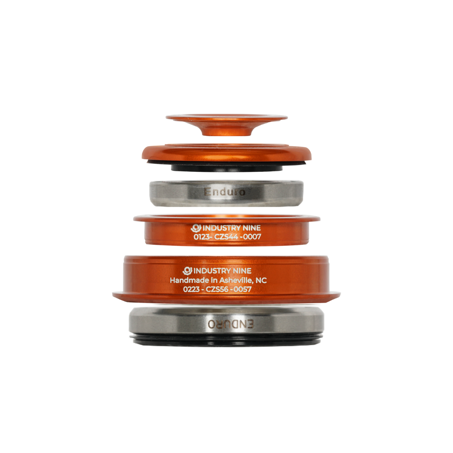 Industry Nine iRiX Headset ZS Complete Orange / Top 41/44/05 - Bottom 52/56