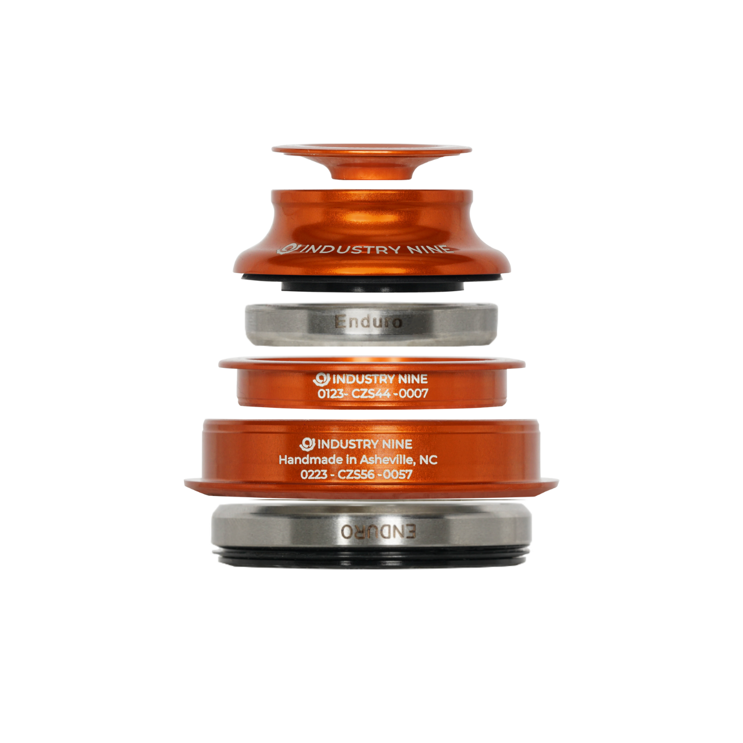 Industry Nine iRiX Headset ZS Complete Orange / Top 41/44/15 - Bottom 52/56