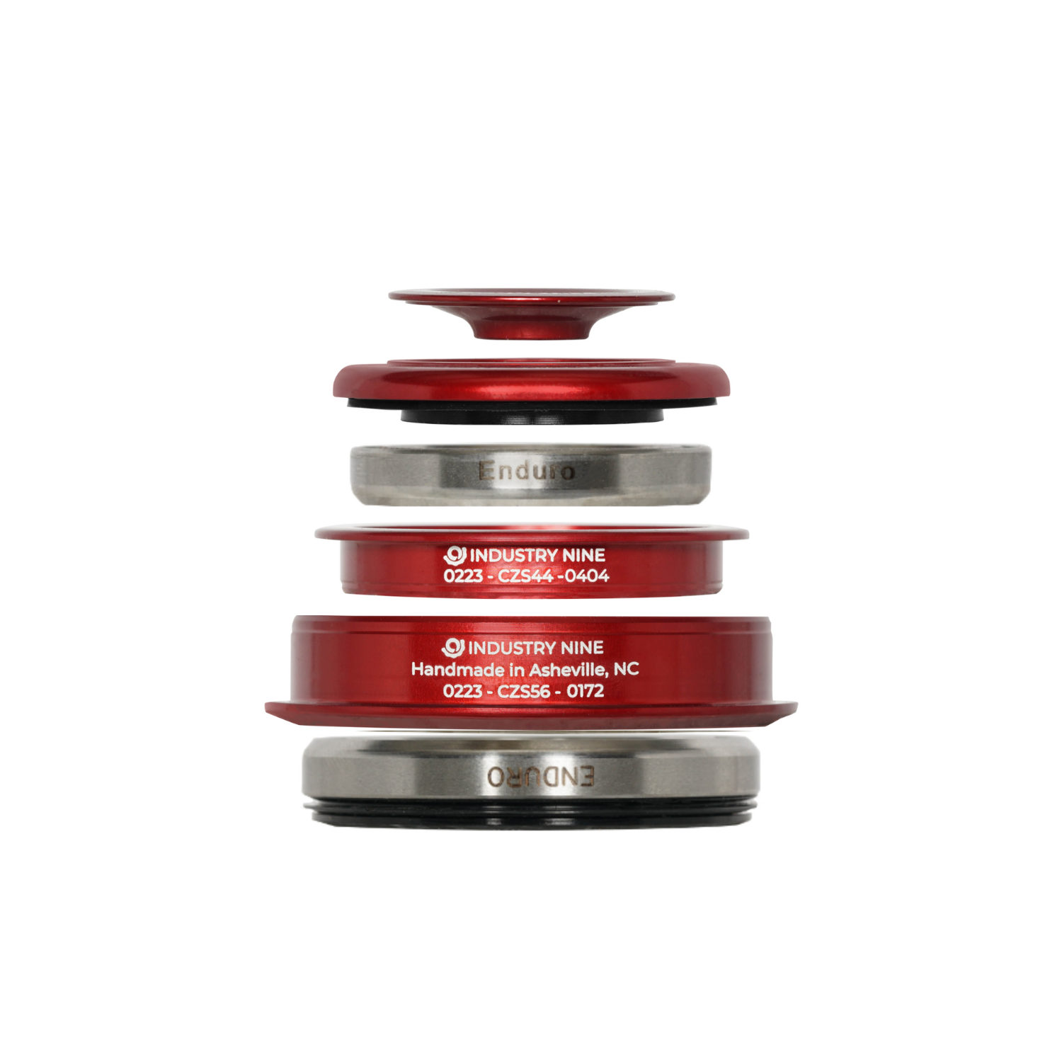 Industry Nine iRiX Headset ZS Complete Red / Top 41/44/05 - Bottom 52/56