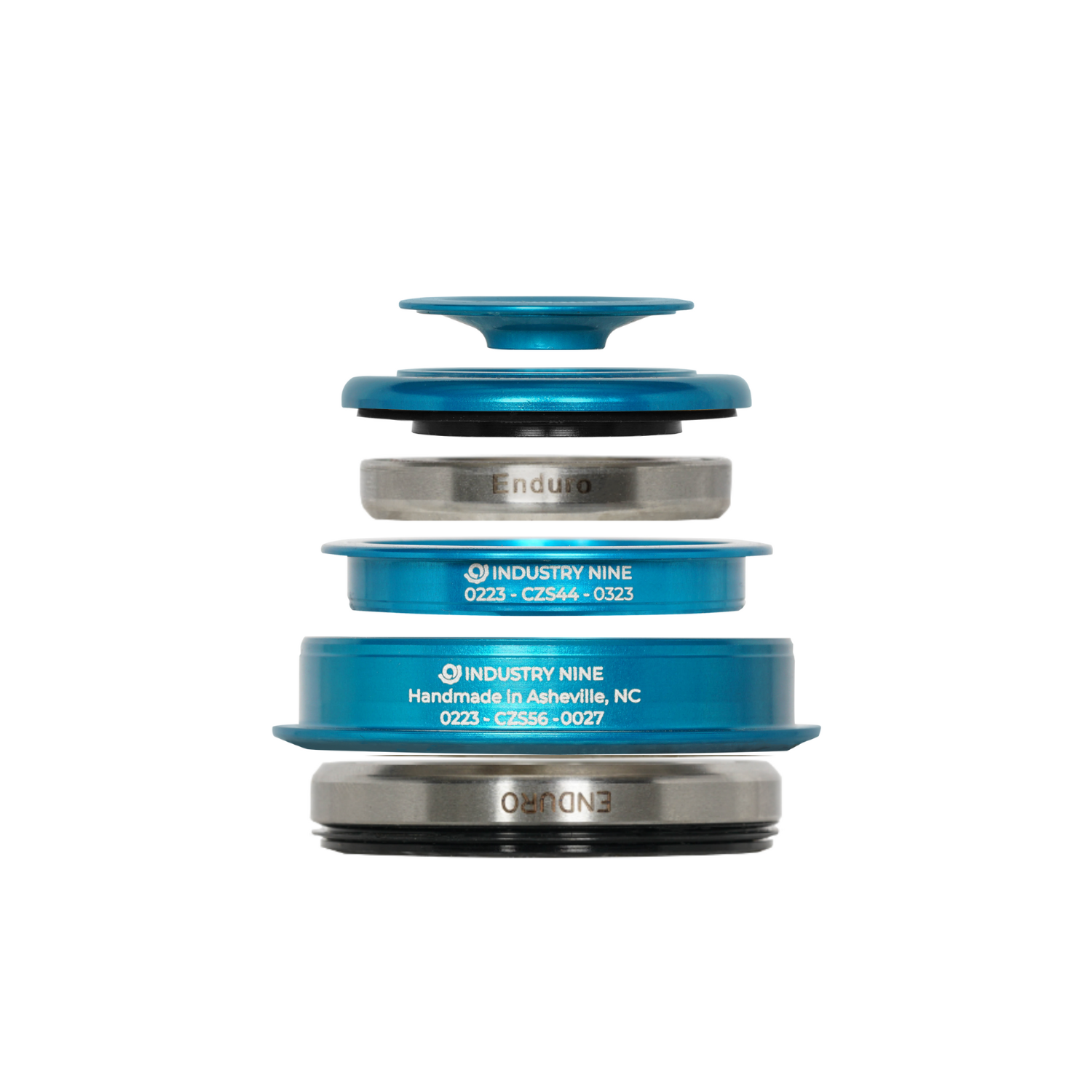 Industry Nine iRiX Headset ZS Complete Turquoise / Top 41/44/05 - Bottom 52/56