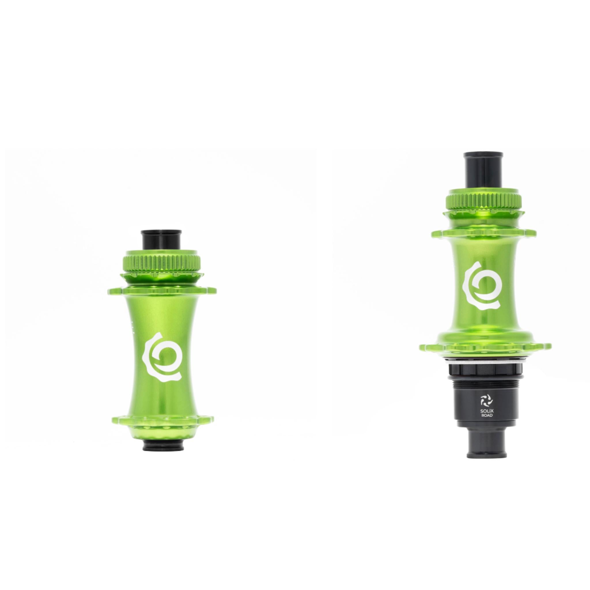 Industry Nine SOLiX Classic Centre Lock Hubset LIME / 12X100 12X142 - 24H - Shimano HG