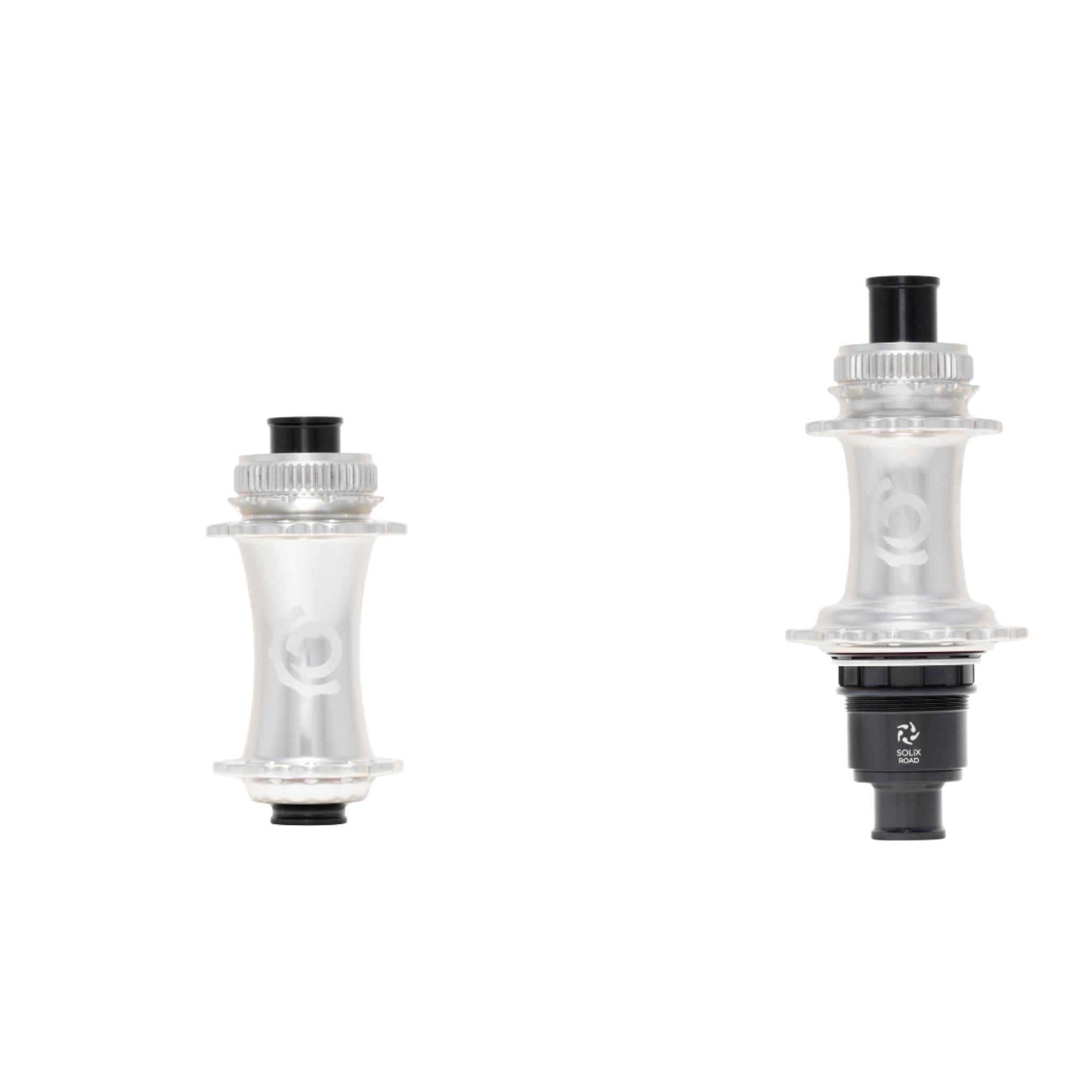 Industry Nine SOLiX Classic Centre Lock Hubset SILVER / 12X100 12X142 - 24H - Shimano HG