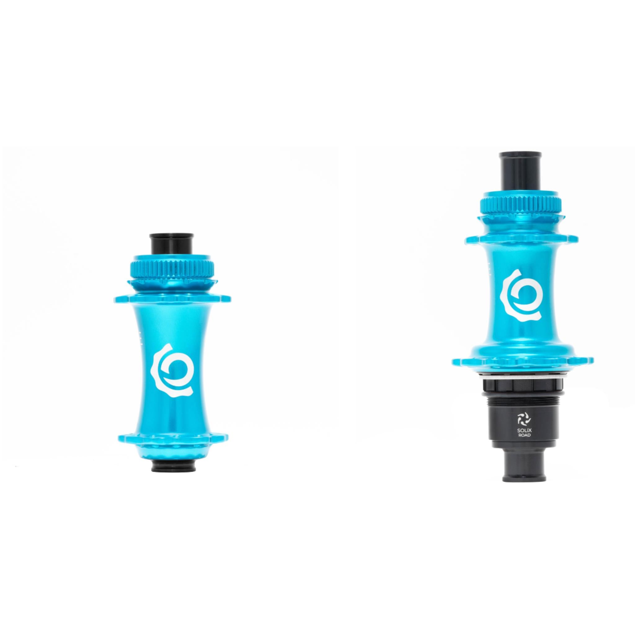 Industry Nine SOLiX Classic Centre Lock Hubset TURQUOISE / 12X100 12X142 - 24H - Shimano HG