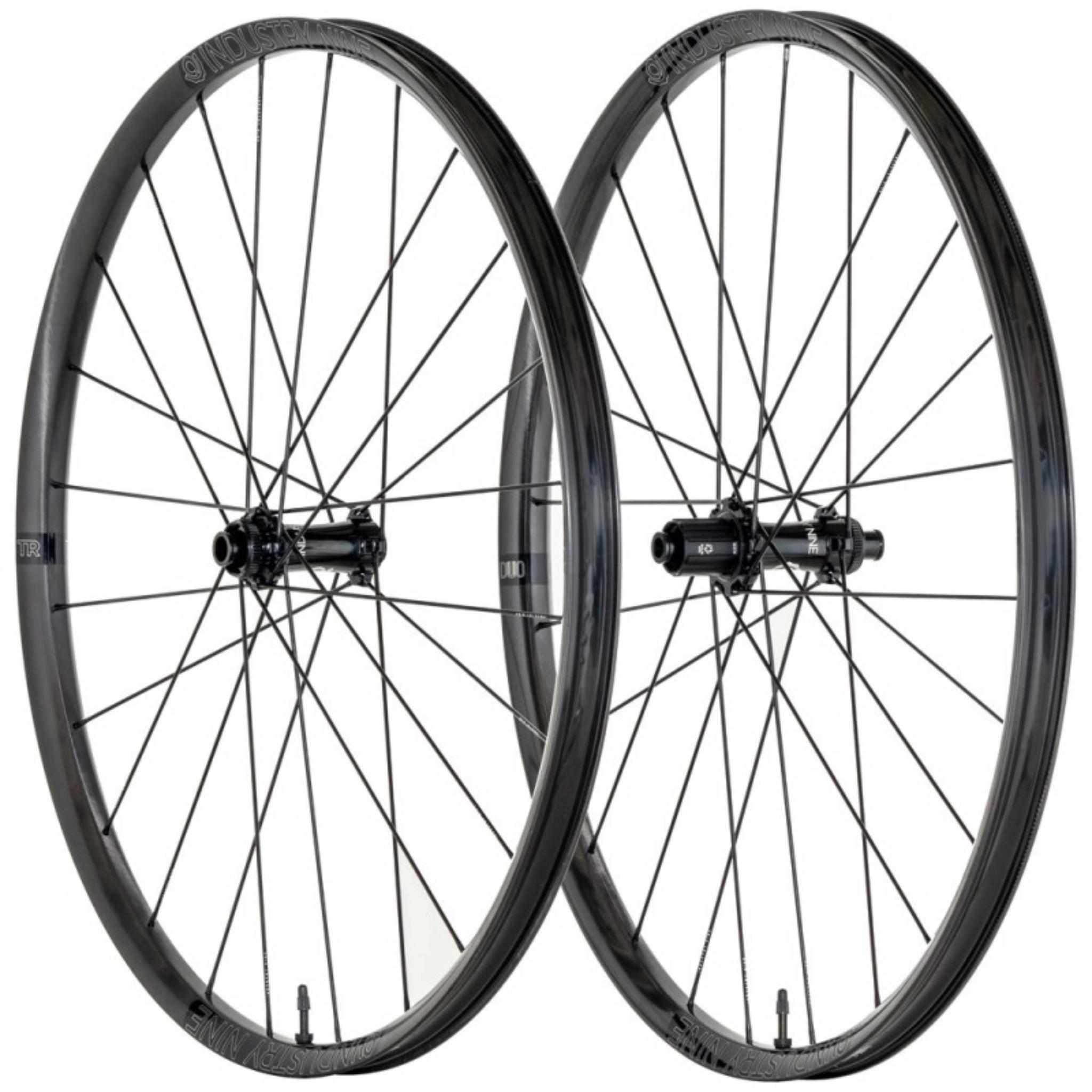 Industry Nine Solix M TR300/290 Carbon 29" Wheelset Black / 29 / 15x110 - 12x148 Shimano HG
