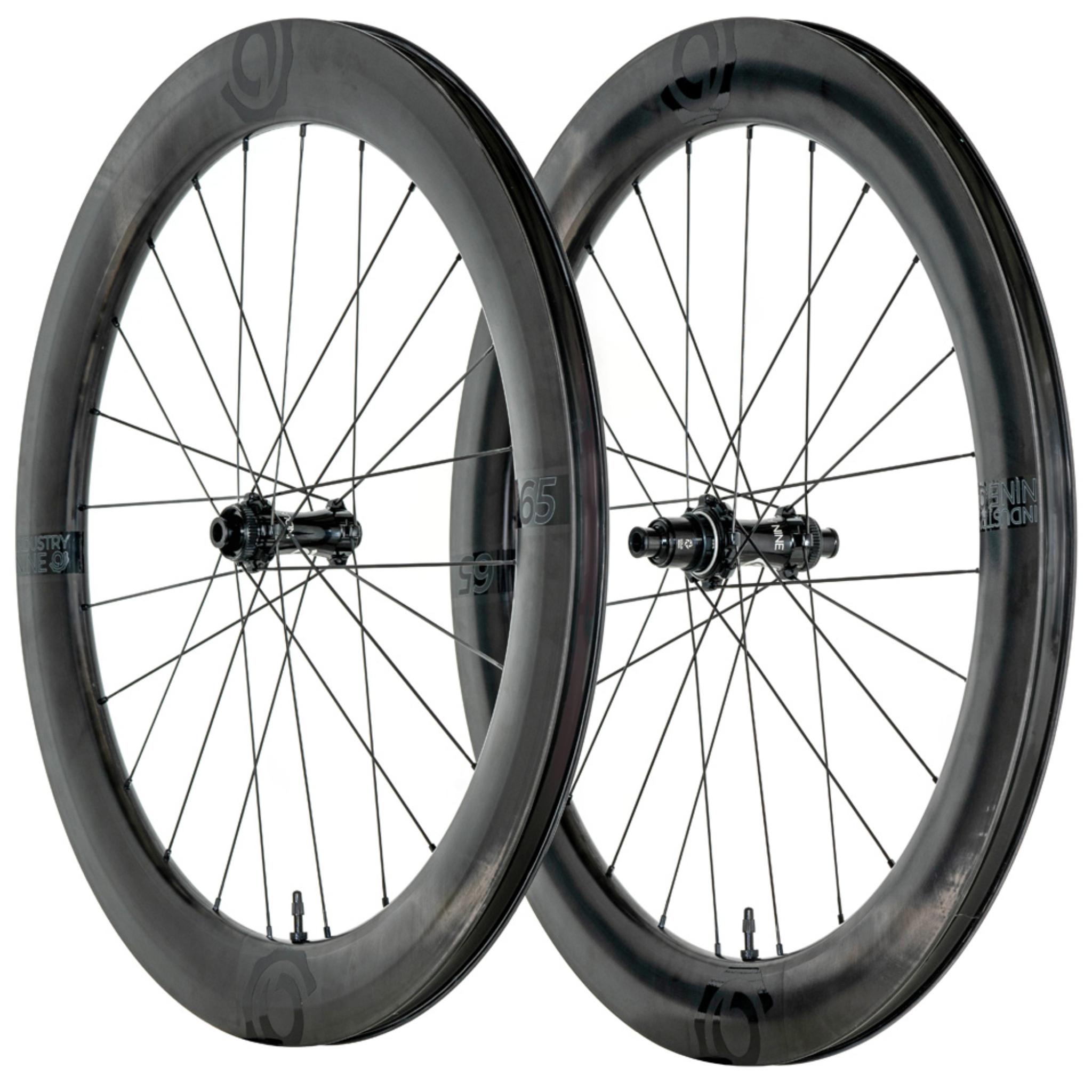 Industry Nine SOLiX SL 65 Carbon Wheelset BLACK / 12X100 12X142 - 24H - Shimano HG