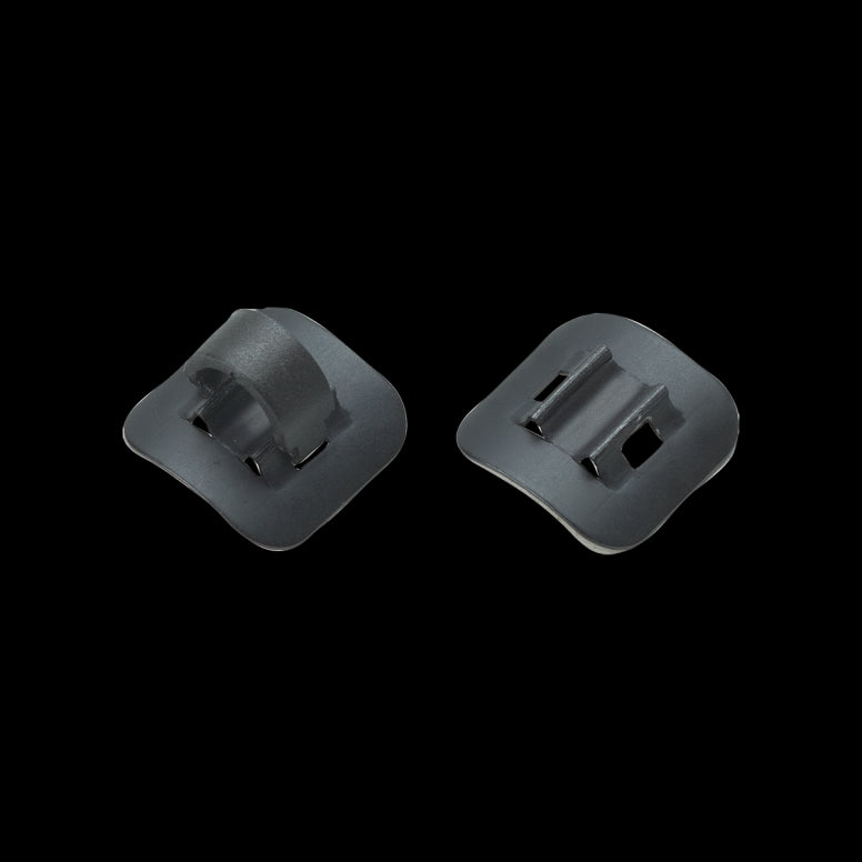 Jagwire Alloy Stick-On Cable Guide Black / 4 Pack