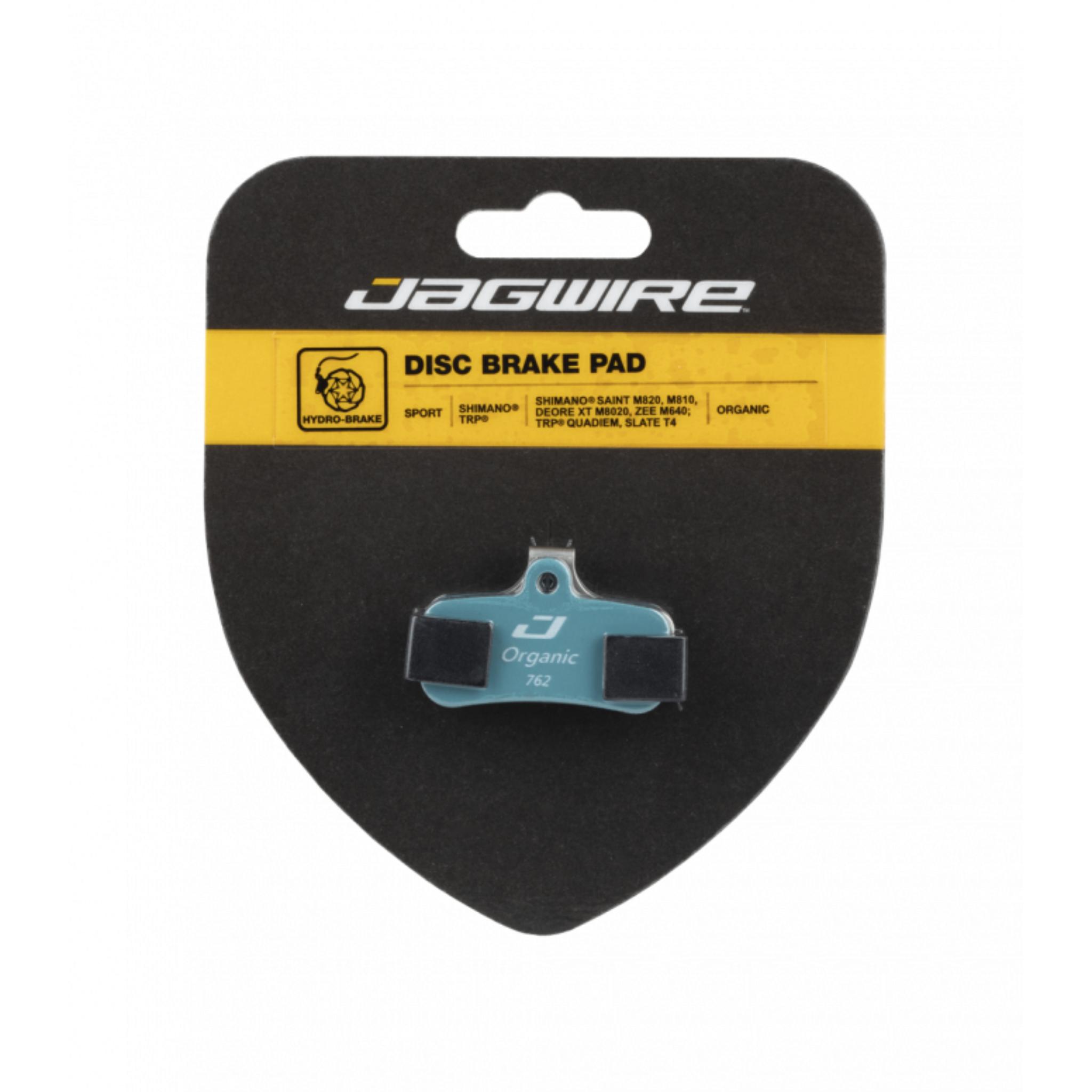 Jagwire Sport Organic Disc Brake Pads - Shimano 4-Pot MTB Blue