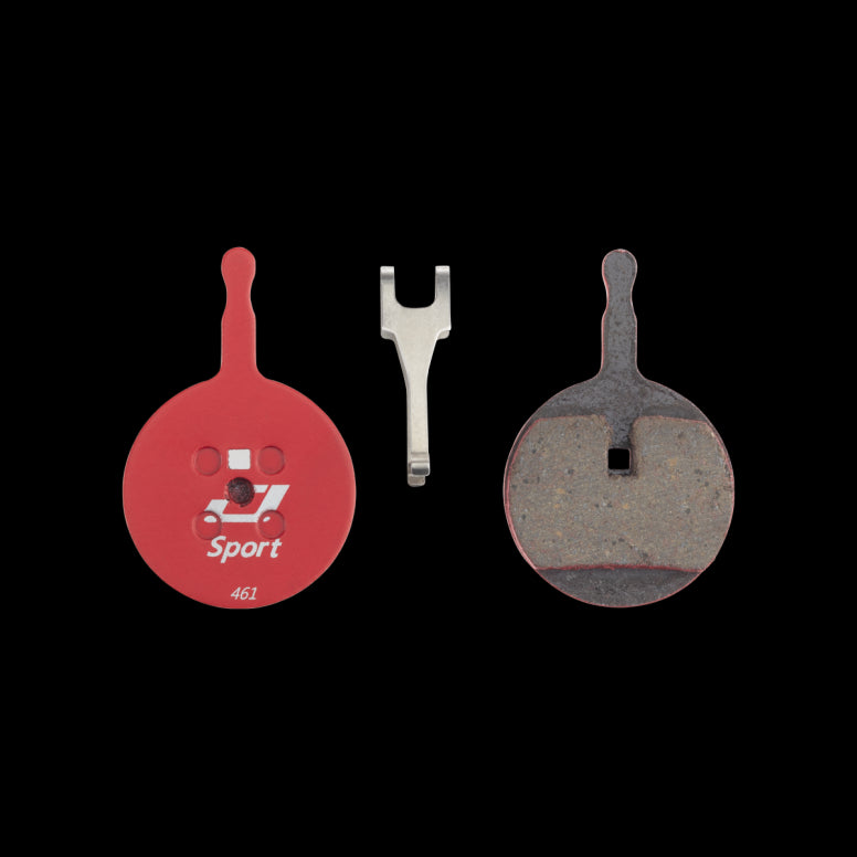 Jagwire Sport Semi-Metallic Disc Brake Pads - Promax Render/AVID BB5 Red