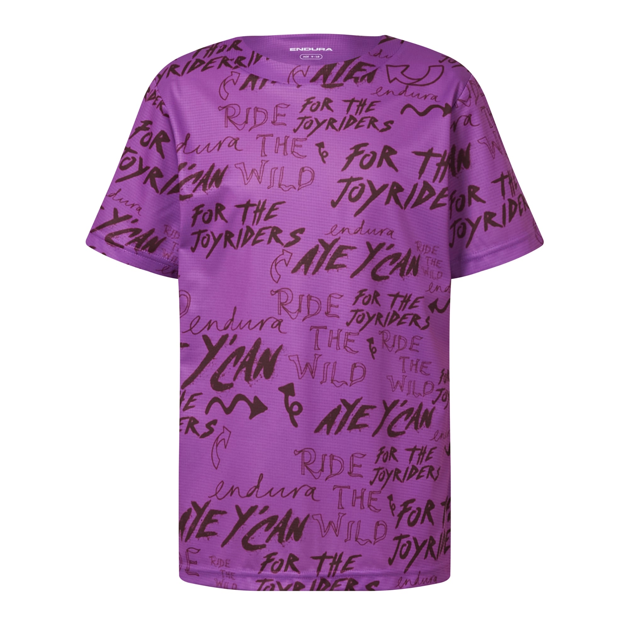 Kids Singletrack Core Tee End Purple / 7-8