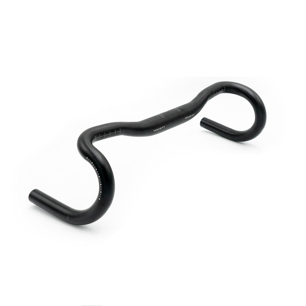Kitchen Sink Bar Black / 41cm / 20mm Rise, 10Deg flare, 7Deg sweep