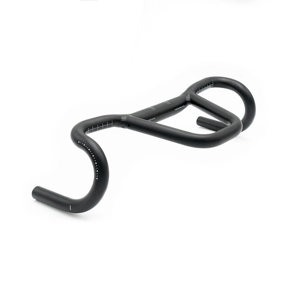 Kitchen Sink Loop Bar Black / 41cm / 20mm Rise, 10Deg flare, 7Deg sweep