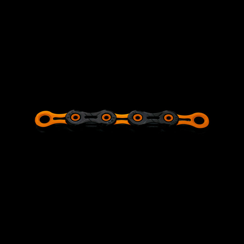 KMC DLC11 11-Speed Chain Black/Orange / 118 Links