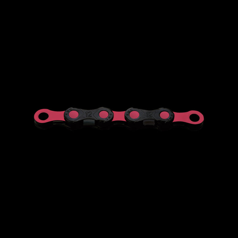 KMC DLC12 12-Speed Chain Black/Pink / 118 Links
