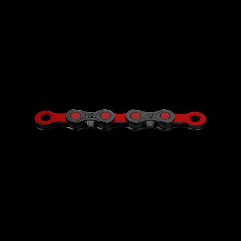 KMC DLC12 12-Speed Chain Black/Red / 118 Links