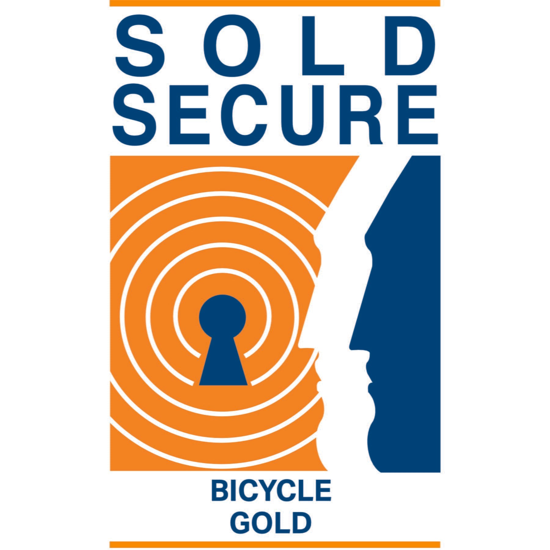 Kryptonite Evolution 790 Folding Lock 90cm Sold Secure Gold Orange / Black / 90cm