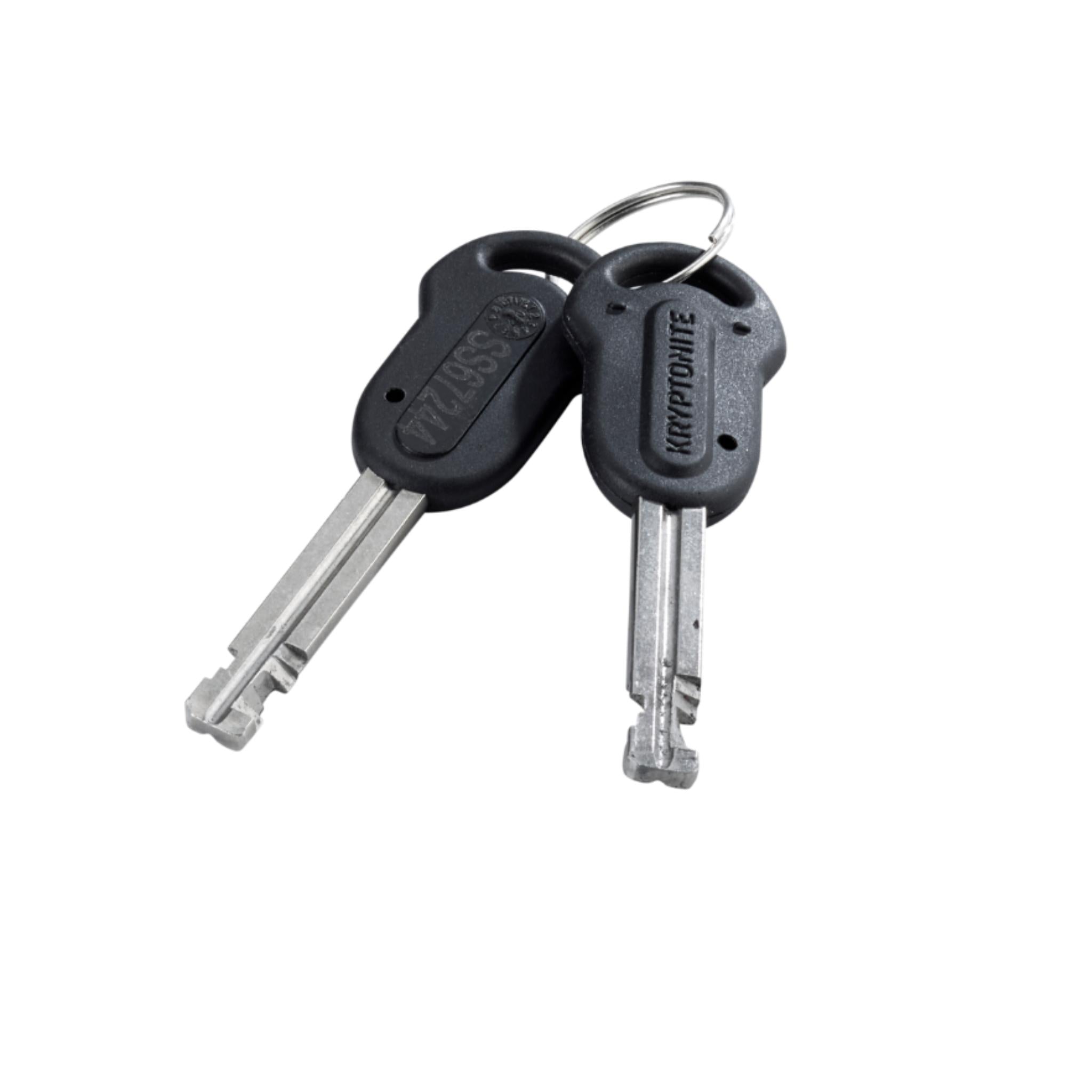 Kryptonite Keeper 12 Standard U-Lock with 4 Foot Kryptoflex Cable Sold Secure Silver Black / Standard with 4 ft Kryptoflex