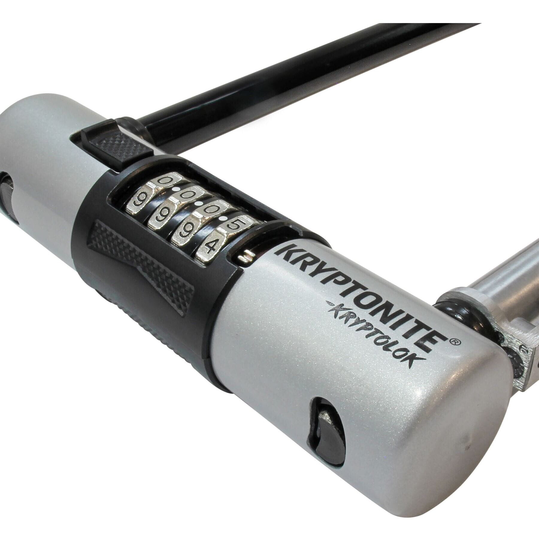 Kryptonite Kryptolok Combo Standard U-Lock with Bracket Sold Secure Gold Black / Silver / Standard