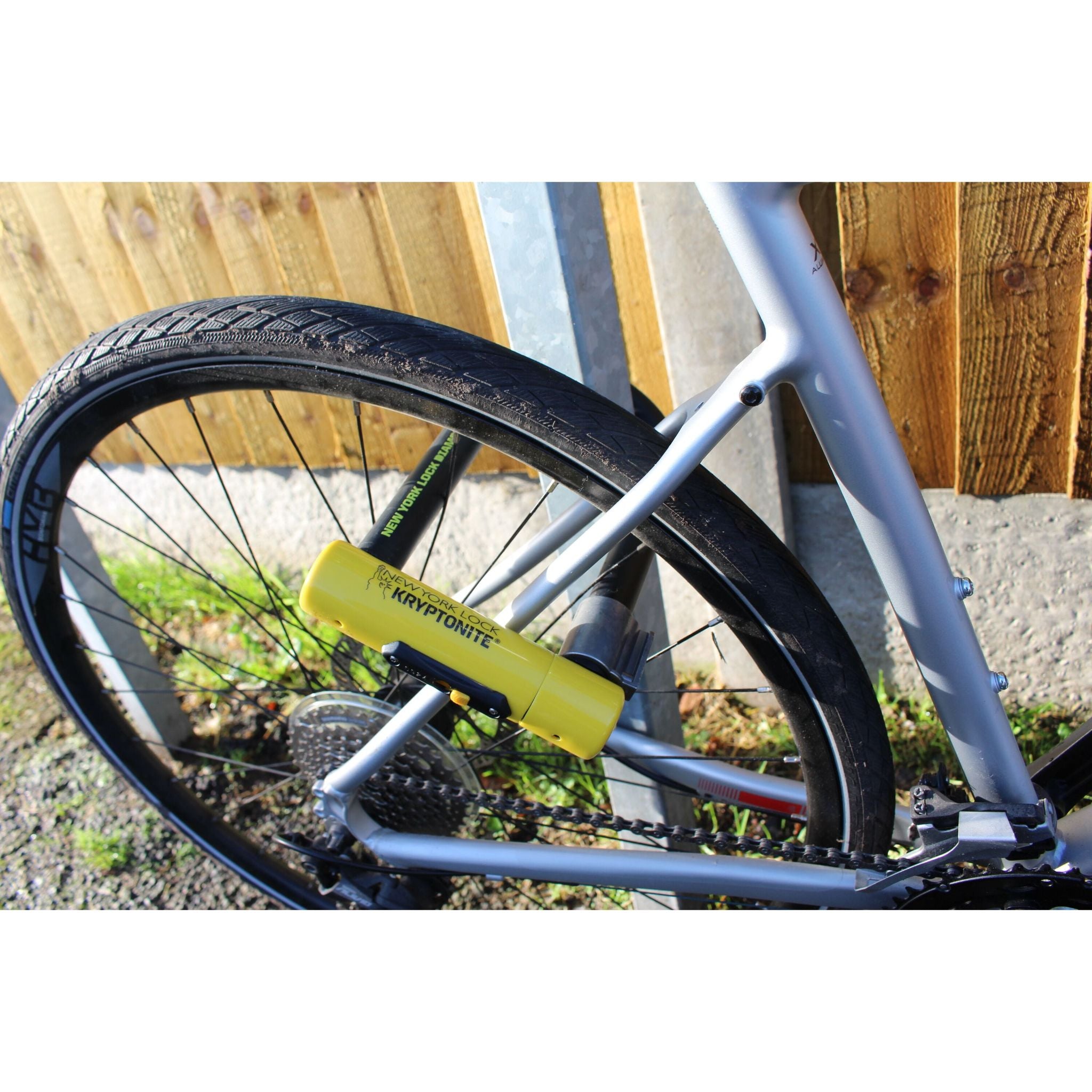 Kryptonite New York Diamond Angle Grinder Resistant U-Lock Sold Secure Diamond Yellow